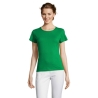 "I love Marzahn" Miss Damen in M Kellygreen mit Aufdruck gelb, S11386