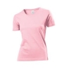 "I love Marzahn" Classic-T Women Rosa, Größe L Aufdruck grün  ST2600