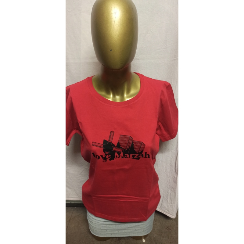 "I love Marzahn" Imperial Damen in XL Rot mit Aufdruck...