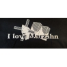 "I love Marzahn" Regent Damen in XL Schwarz mit Aufdruck weißS01825