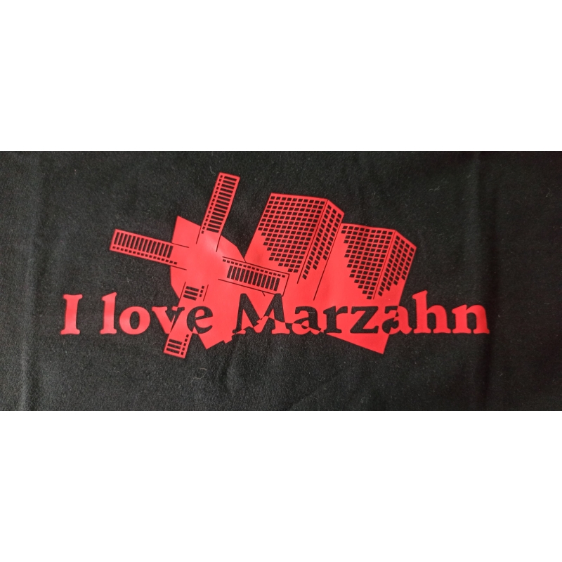 "I love Marzahn" Imperial Women Schwarz, Aufdruck Rot Größe XXL S11502