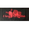 "I love Marzahn" Imperial Women Schwarz, Aufdruck Rot Größe XXL S11502