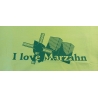 "I love Marzahn" Regent Men in S Apfelgrün mit Aufdruck in Grün S11380