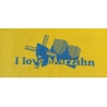 "I love Marzahn" Regent Men in S Lemon mit Aufdruck in Neonblau S11380