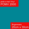 plott-o-mat 2000 Vinyl Glanz | selbstklebende Plotterfolie | auch als Möbelfolie geeignet | Türkis