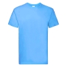 "I love Marzahn" Super Premium Men in L Sky Blue mit Aufdruck in Neongelb F61-044-0