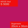 HEXIS S5000 Vinyl Glanz | selbstklebende Plotterfolie | auch als Möbelfolie geeignet | Pink