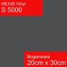 HEXIS S5000 Vinyl Glanz | selbstklebende Plotterfolie | auch als Möbelfolie geeignet | Dunkelgrau