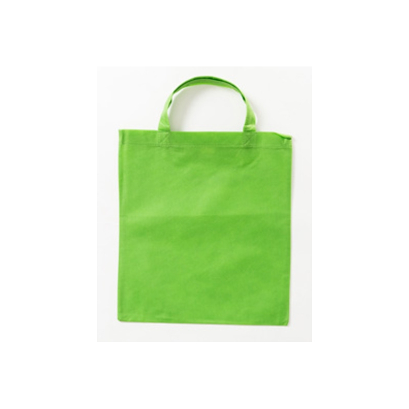 PP Shopper Bag Short Handles Light Green