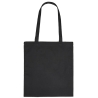 Cotton Bag Long Handles Schwarz