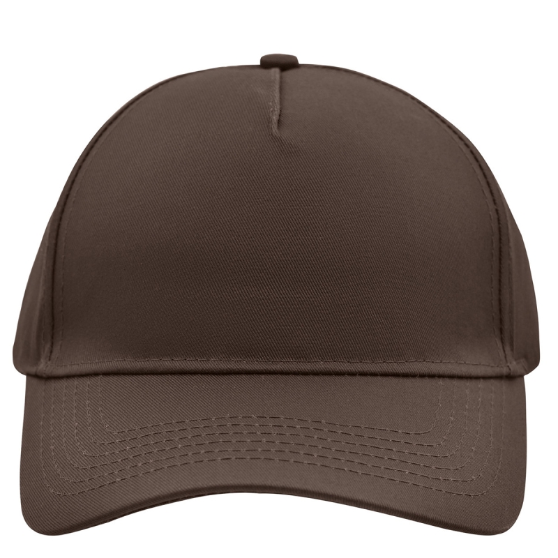 5 Panel Cap Dunkelbraun MB6117