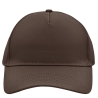 5 Panel Cap Dunkelbraun MB6117