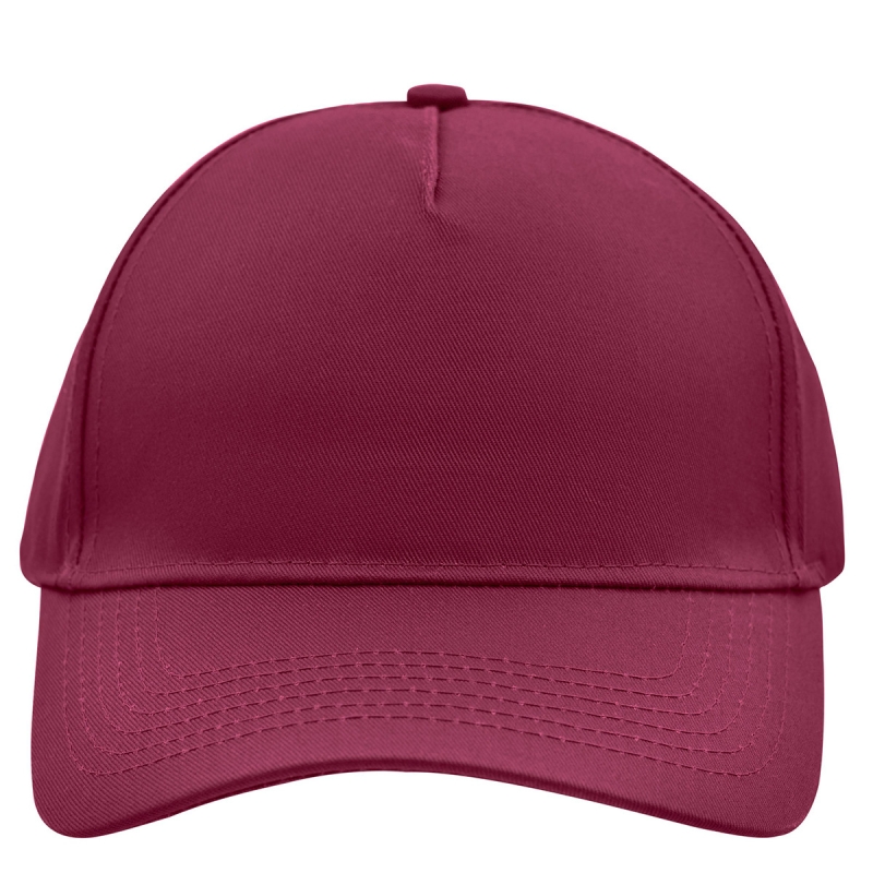 5 Panel Cap Burgundy MB6117