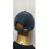 6 Panel Cord-Kappe Navy mit roter Unterseite des Schirmes MB115