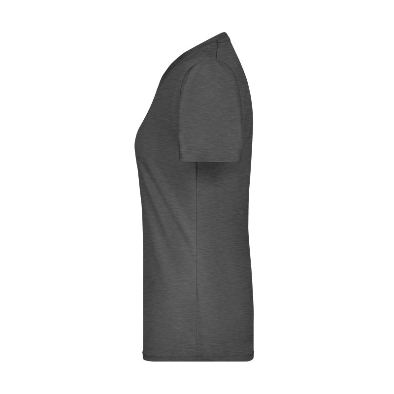 Damen Aktiv T-Shirt JN357 Dark-Melange Größe S