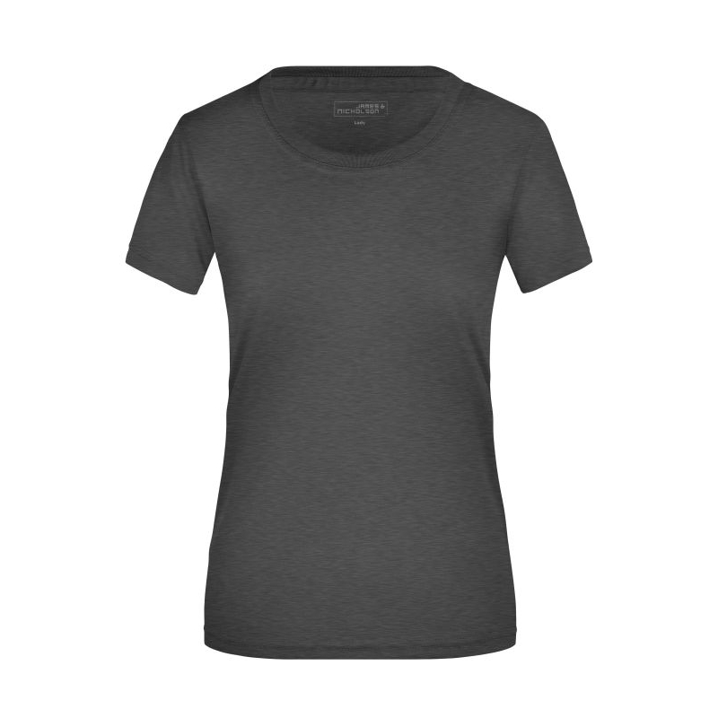 Damen Aktiv T-Shirt JN357 Dark-Melange Größe S