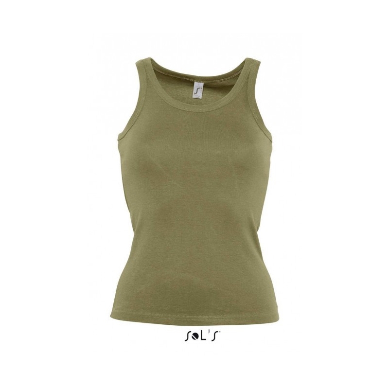 SOPO SOL'S TANK-TOP CACTUS WOMEN 11240 KHAKI