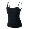 Damen TOP mit Spaghettiträger JN359 Schwarz L