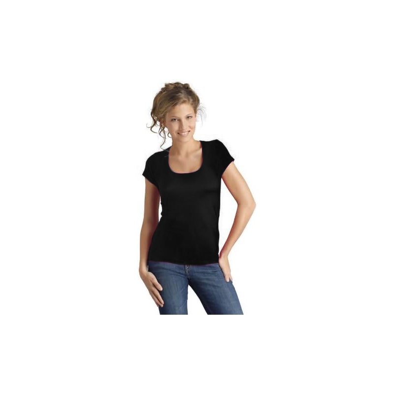 SOPO SOL'S Moody - Damen Rundhals T-Shirt 11865 SCHWARZ