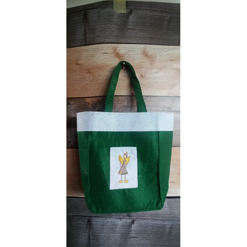 X-Mas Tasche Dunkelgrün/Weiß MB9535