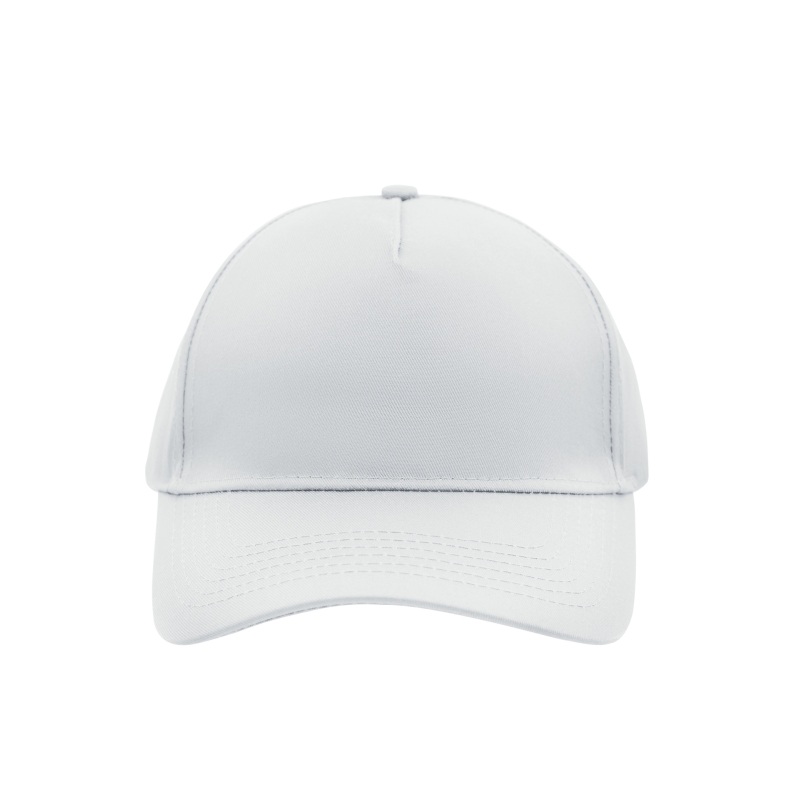 5 Panel Cap weiß MB6117