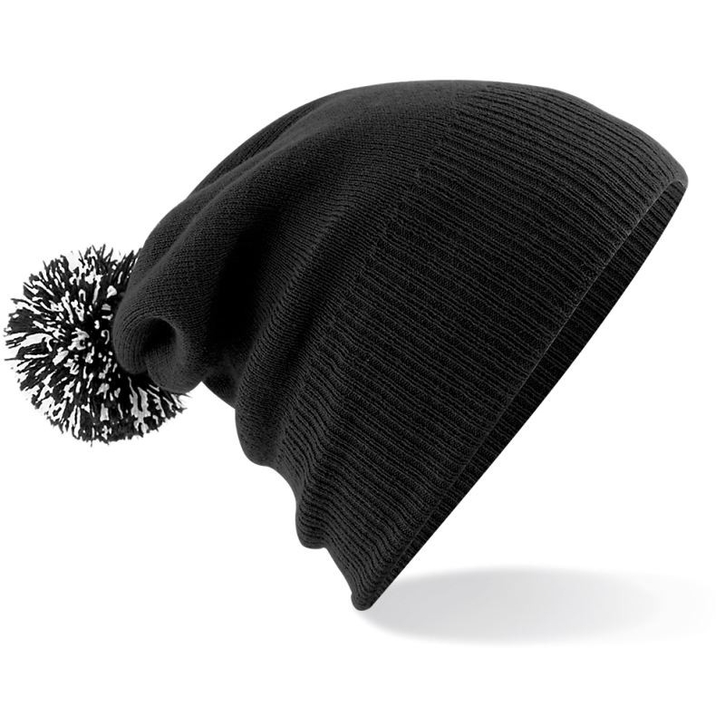 Snowstar® Beanie Schwarz/Weiß B450