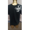 Herrenshirt Schwarz M mit Aufdruck Skorpion ST2000