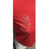 "Rose" aus Glitzersteinen Damen in S Tanktop Rot