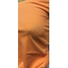 Damen TOP mit Spaghettiträger JN359 orange S mit Glitzeraufdruck