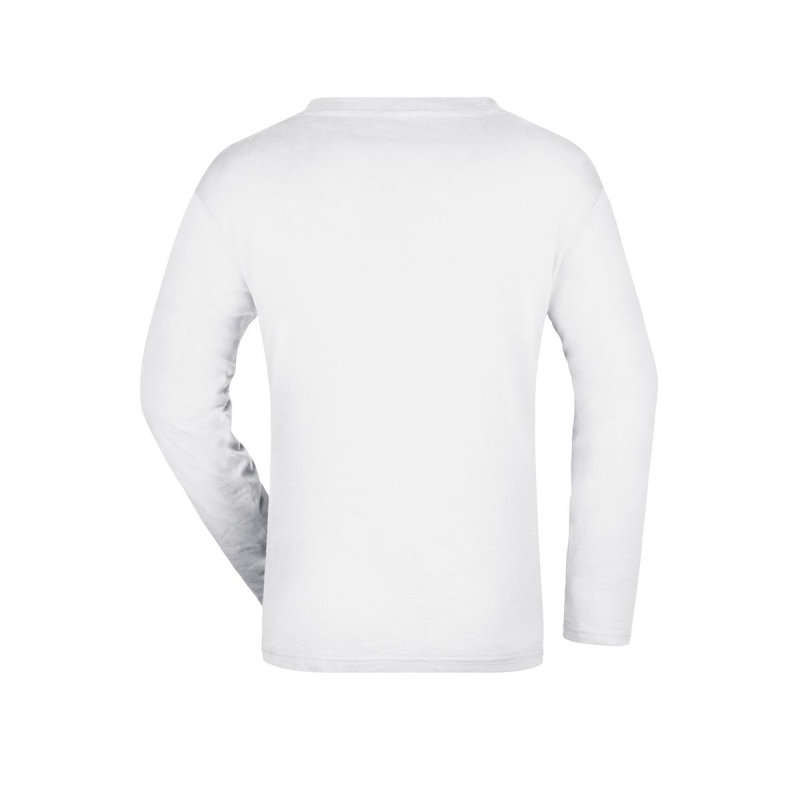 James & Nicholson Men's Longsleeve Medium - JN913 Weiß L