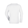 James & Nicholson Men's Longsleeve Medium - JN913 Weiß L