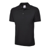 Men Uneek Classic Poloshirt UC101 Schwarz L