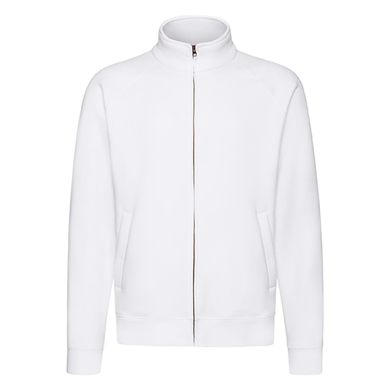 Men Premium Sweat Jacket - 62-228-0 Weiß L