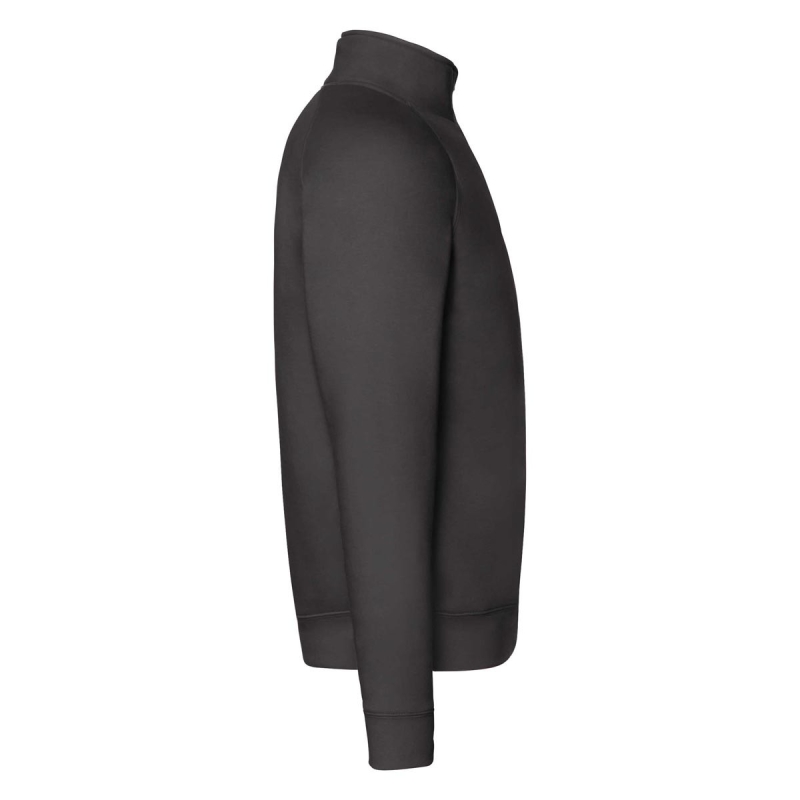 Men Premium Half-Zip Neck Sweat - 62-032-0 Schwarz XL