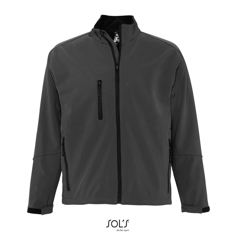 Men SOL'S Relax - 46600 Charocoal Grey 4XL