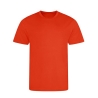 JC001 Just Cool Trainingsshirt mit UV-Sonnenschutz Orange/Flame M