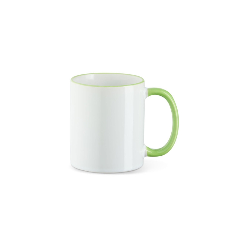 Sublitasse 1 Rim & Handle Weiß/Hellgrün