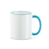 Sublitasse 1 Rim & Handle Weiß/Hellblau