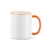 Sublitasse 1 Rim & Handle Weiß/Orange