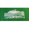 "Ick liebe Hellersdorf" Classic-T Damen in L Kelly Green mit Aufdruck weiß ST2600