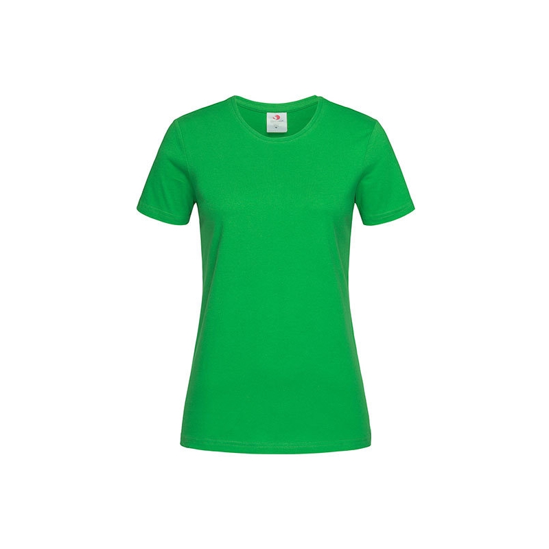 "Ick liebe Hellersdorf" Classic-T Damen in L Kelly Green mit Aufdruck weiß ST2600