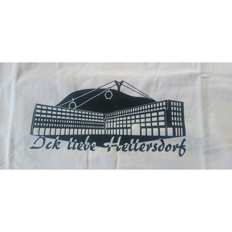 "Ick liebe Hellersdorf" Classic-T Damen in XXL Rosa mit Aufdruck schwarz ST2600