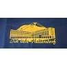 "Ick liebe Hellersdorf" Classic Herrenshirt Navy S mit Aufdruck Gelb ST2000